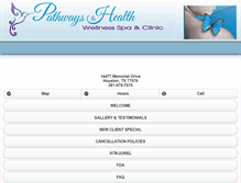 Tablet Screenshot of pathwaystohealthhealing.net